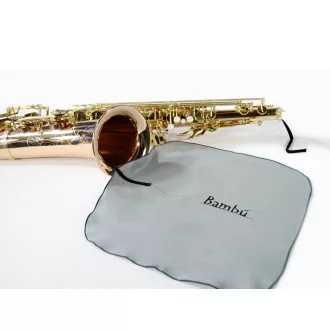   BAMBÚ Tenor szaxofon áthúzó törlőkendő, mikroszálas, 39 x 38cm