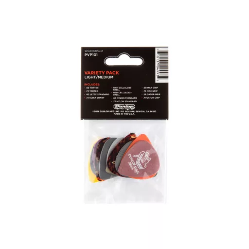 DUNLOP PVP101 Változatcsomag Könnyű/Közepes Pengető