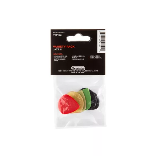 DUNLOP PICKS PVP103 Jazz (6) pengető csomag