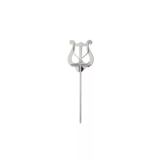   RIEDL Kottatartó Tenorkürthöz & Trombitához, Szár 3,9 mm vastag, 16 cm hosszú, nikkel bevonatú, közepes lira