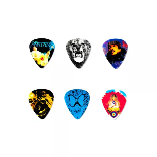 DUNLOP PENGETŐK SANPT01M SANTANA KÖZEPES (6) Pengetőcsomag