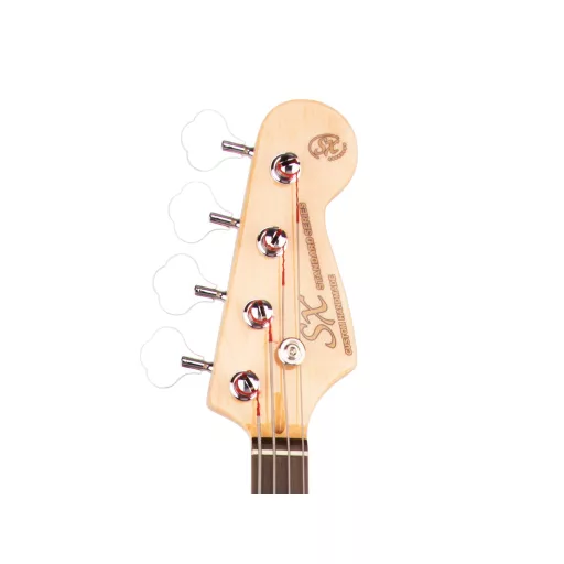 SX JB E-Bass Készlet, 3 Tone Sunburst inkl. 15W erősítő, heveder, hangoló, tok és kábel
