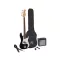 SX JB E-Bass szett, fekete inkl. 15W erősítő, táska, kábel, hangoló és heveder