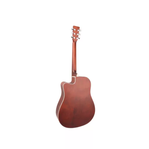 SX western gitár, cutaway, hangszedővel, natúr kivitel
