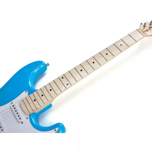 SX E-Gitár Modern Series, tart. Gitártok, Blue Glow