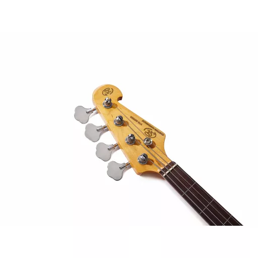 SX E-Bass szett, Fretless, 2xSC Pick-up, Fekete