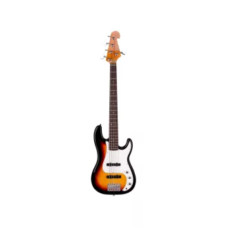 SX E-Basszusgitár Készlet, 3 Tone Sunburst