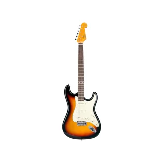 SX E-Gitár 3/4, 3 Tone Sunburst gigbag-gal együtt