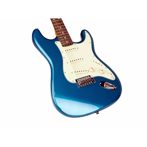 SX elektromos gitár, Lake Placid Blue, tartalmazza a tokot