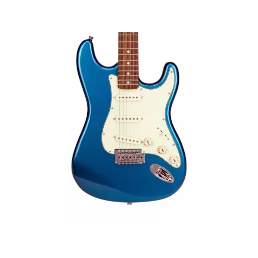 SX elektromos gitár, Lake Placid Blue, tartalmazza a tokot
