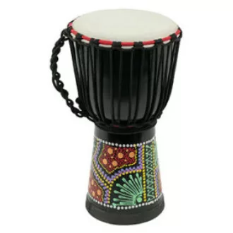 TERRIS TD4-8 Piros/Fekete 8" Djembe