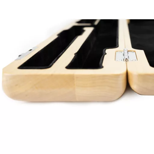 TOMASI Etui fa lakk, juhar, C- és H-lábú fuvolákhoz