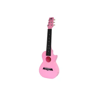 KALEO Tenor Guitarlele, ABS Cutaway, Szín: rózsaszín