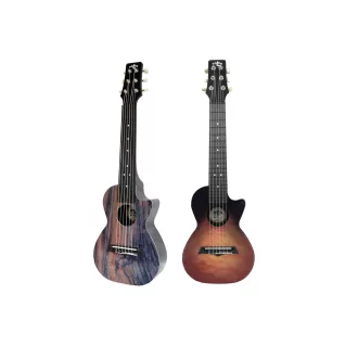   KALEO Tenor Gitárlele, ABS Korpus/Cutaway 28" / 71cm, Készlet 2 Gitárlele tartalmaz: