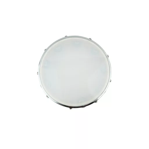 BERGEN Tamburin, fa keret csörgőkkel, húzható műanyag bőr, 10" / 25cm