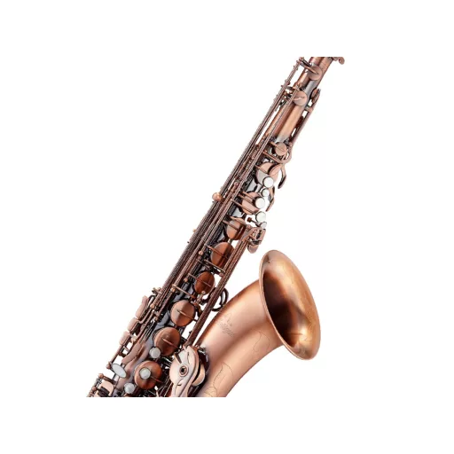 ANTIGUA Tenor Szaxofon, test & billentyűk vintage réz kivitel, beleértve a vászon formájú tokot
