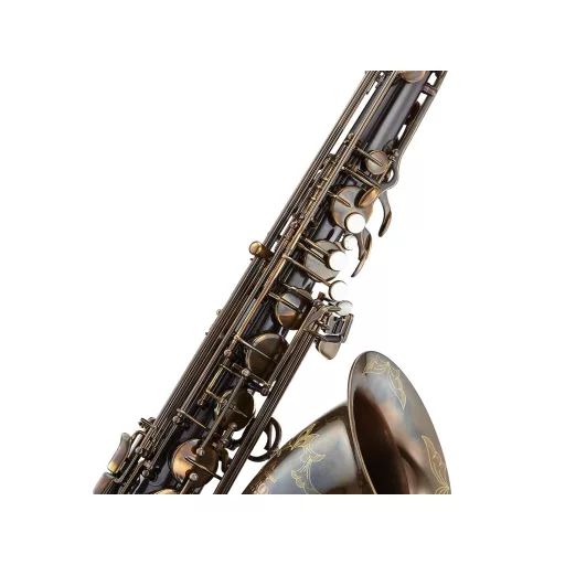 ANTIGUA Pro One Tenor Szaxofon, Test & Billentyűk klasszikus antik kivitel, kriogén kezelés, inkl. Vászon Formájú Tok