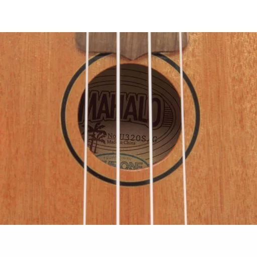MAHALO Custom Szoprán Ukulele, Natúr Kivitel