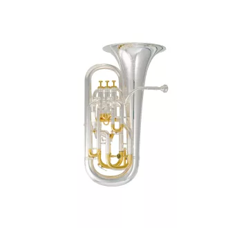   CERVENY Euphonium, 3 Perinté szelepek, kompenzált modell, ezüstözött, inkl. koffer