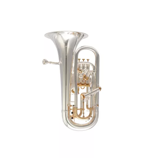 CERVENY Euphonium, 3 Perinté szelepek, kompenzált modell, ezüstözött, inkl. koffer