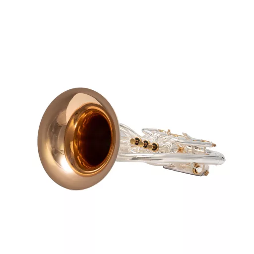 CERVENY Euphonium, 3 Perinté szelepek, kompenzált modell, ezüstözött, inkl. koffer