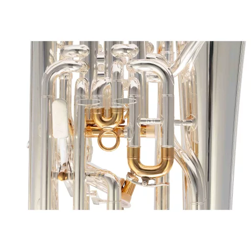 CERVENY Euphonium, 3 Perinté szelepek, kompenzált modell, ezüstözött, inkl. koffer