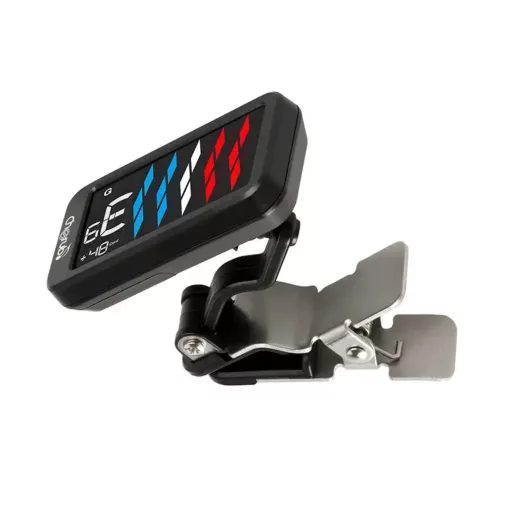 CHERUB Digitális Clip-on Hangoló Gitárhoz és Basszusgitárhoz, Újratölthető, Flow Tune Clip Tuner